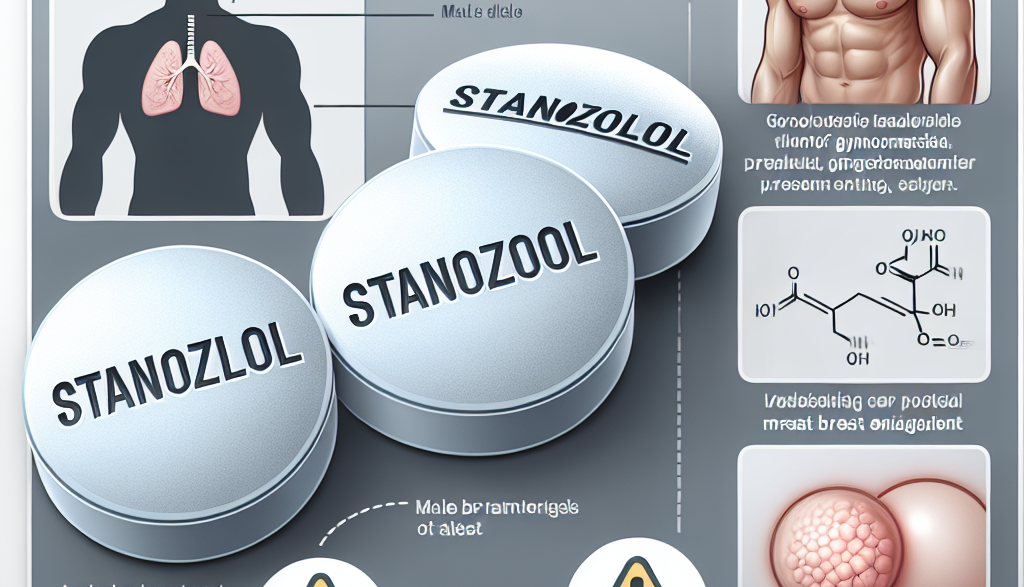 Comprimés de stanozolol et risques potentiels de gynécomastie