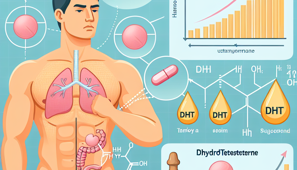 Influence du tamoxifène sur le taux de dihydrotestostérone (DHT)