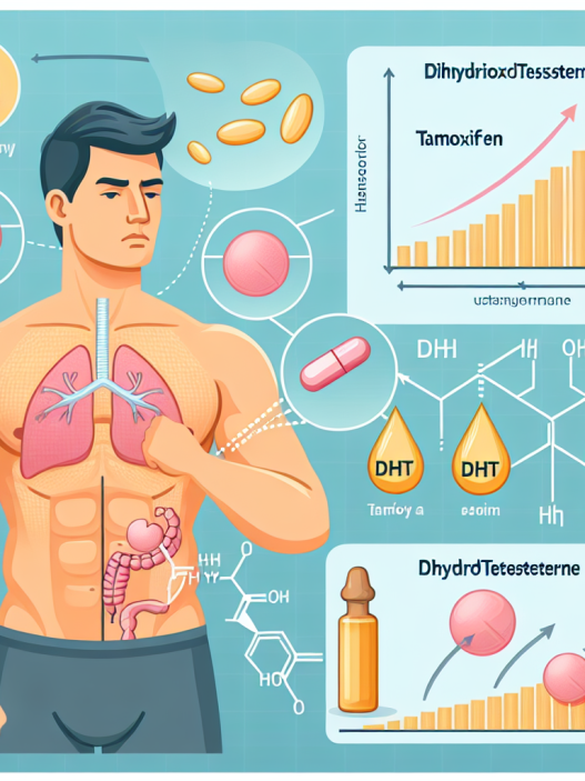 Influence du tamoxifène sur le taux de dihydrotestostérone (DHT)