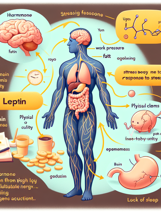 Le rôle de la leptine dans les réactions de l'organisme au stress