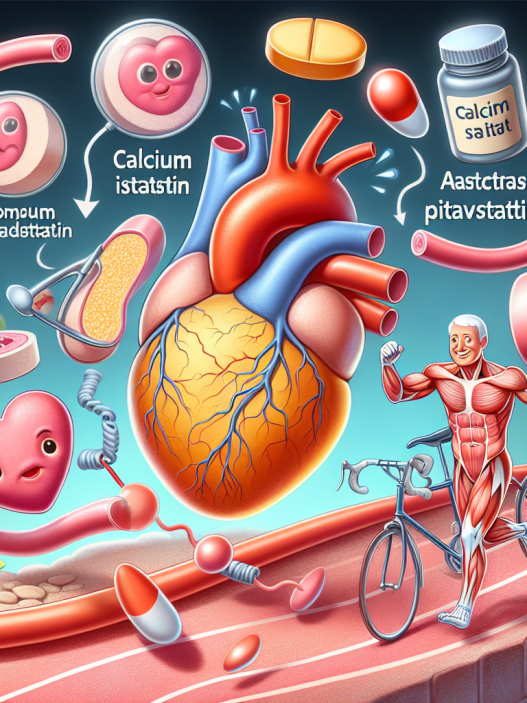 La pitavastatine calcique dans la prévention de l'ischémie pendant l'entraînement