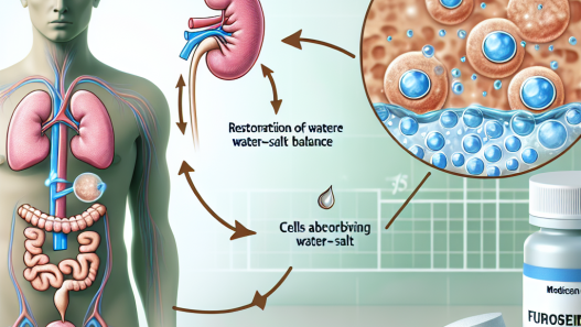 Rétablissement de l'équilibre eau-sel après la prise de furosémide