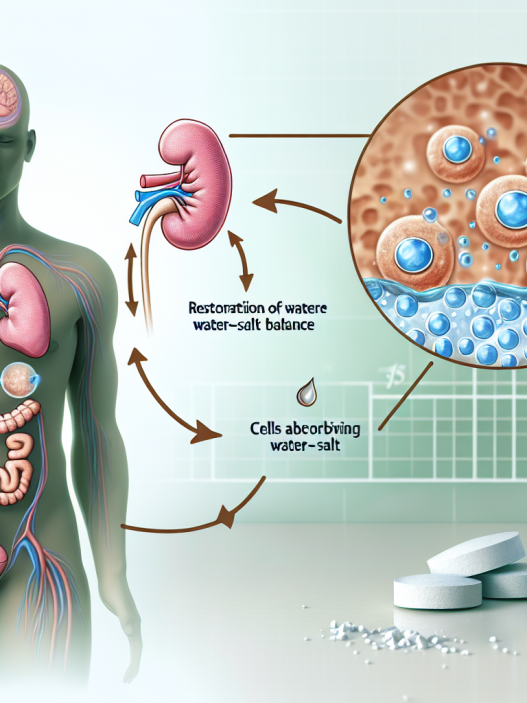 Rétablissement de l'équilibre eau-sel après la prise de furosémide