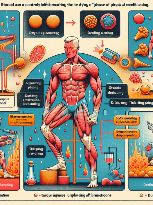 Stéroïdes et contrôle de l'inflammation pendant la sèche
